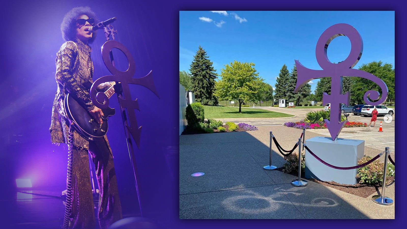Prince, Love Statue im Paisley Park