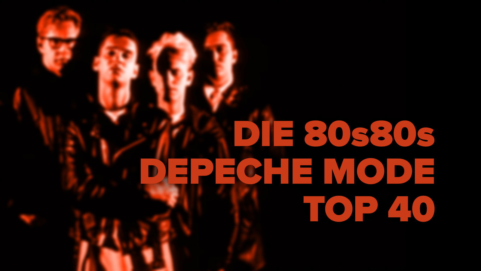 Die 80s80s Depeche Mode Top 40