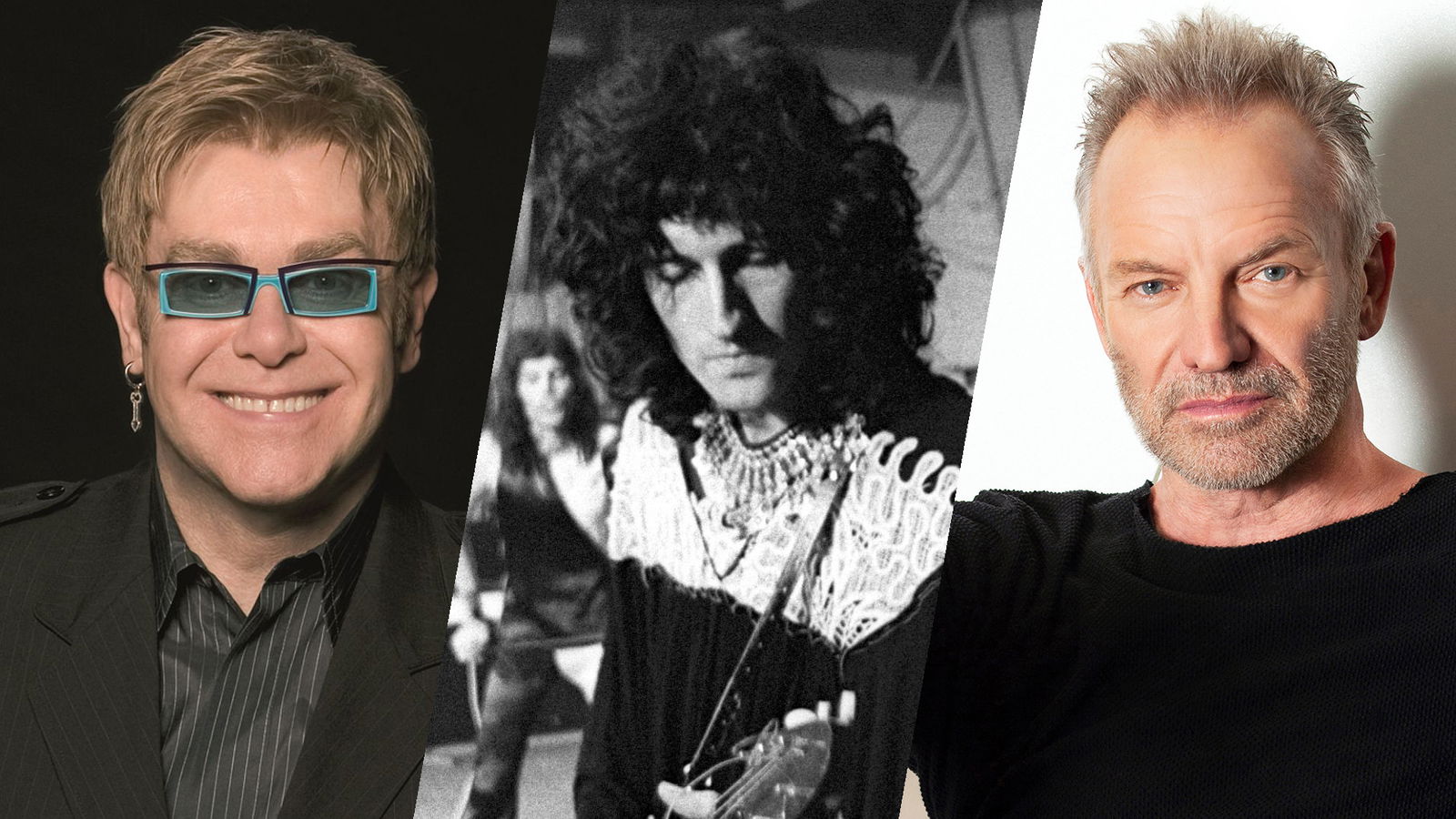 Elton John, Brian May & Sting