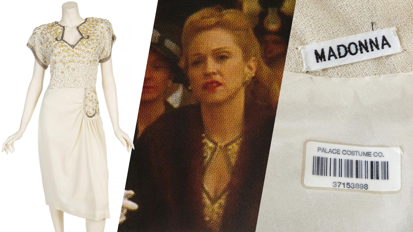 Madonnas Kleid aus dem Film "Evita" (Auktionshaus Julien's Auctions)