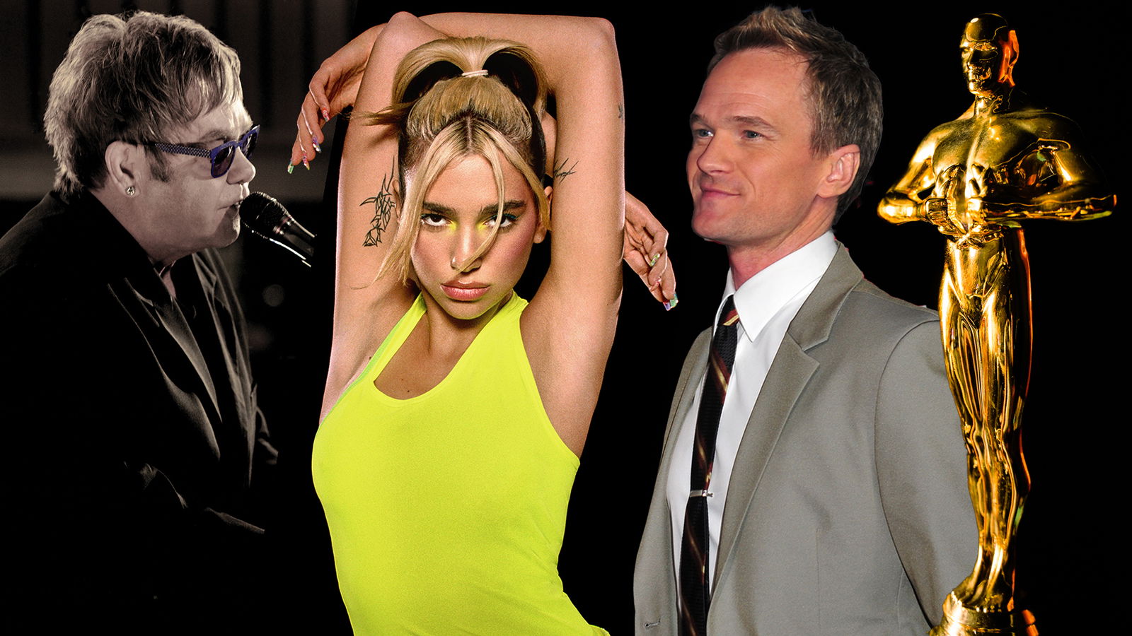 Elton John, Dua Lipa & Neil Patrick Harris