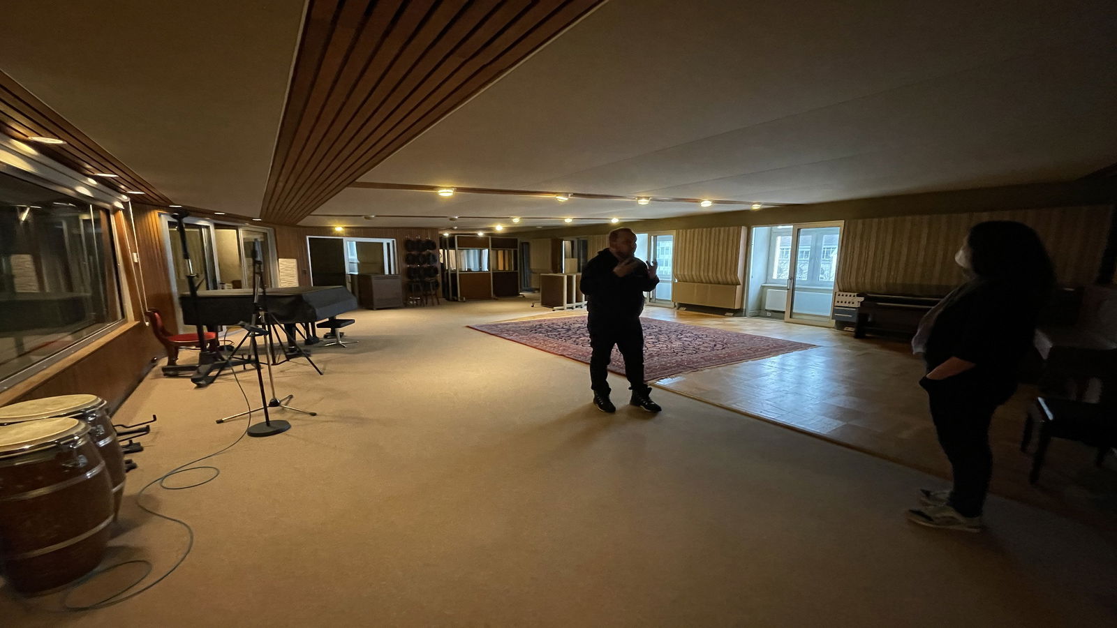 Aufnahmeraum im Studio 1