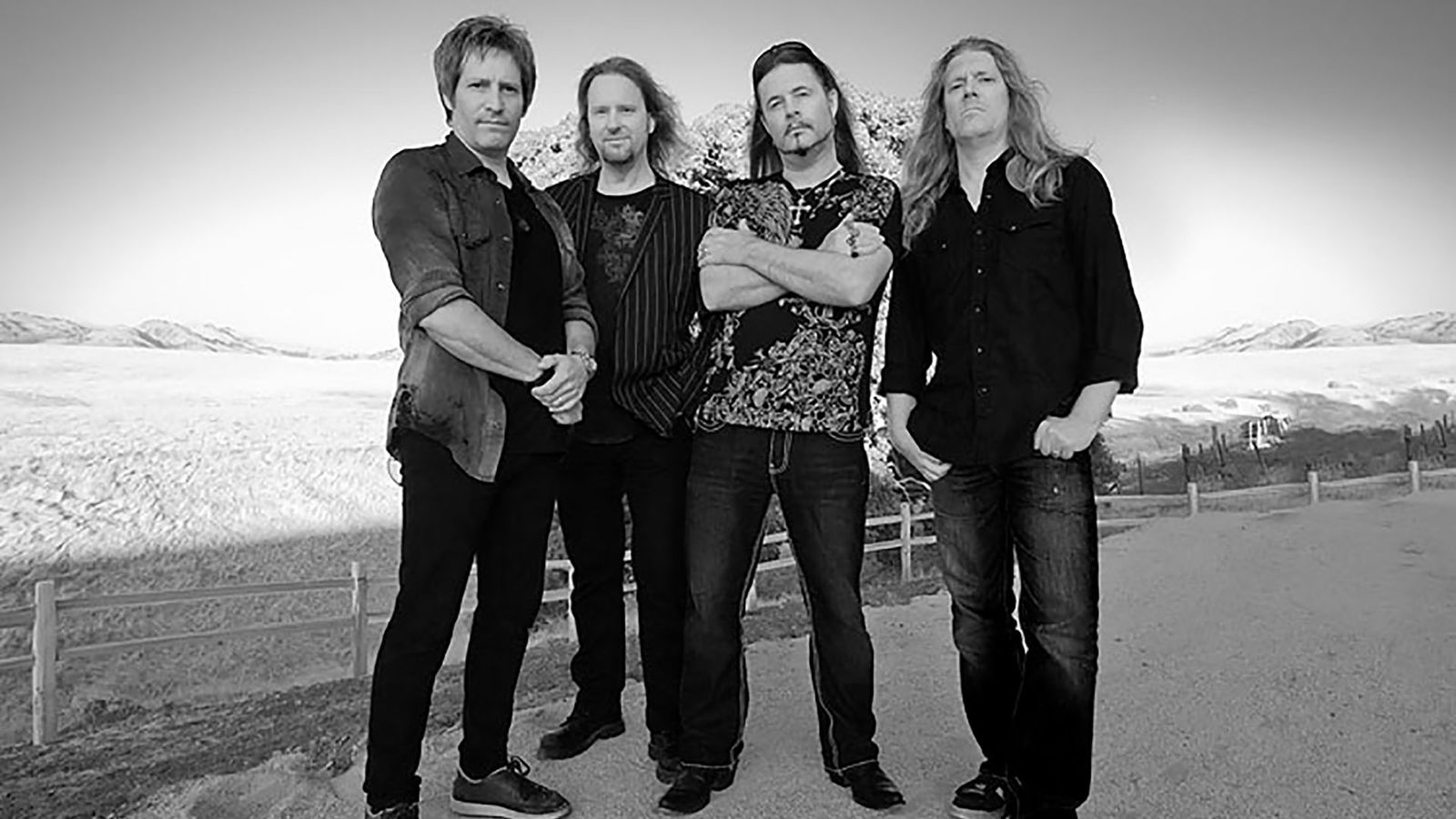 2011–2012 LineUp. Jay Schellen, Erik Norlander, John Payne, Bruce Bouillet (von links nach rechts)
