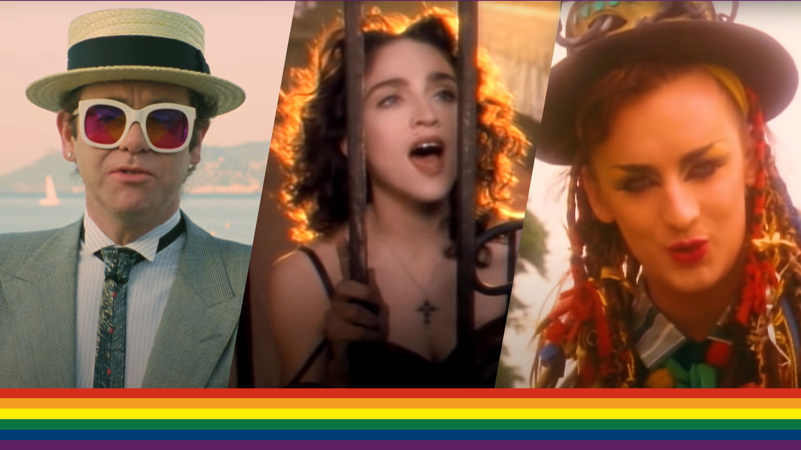 Elton John, Madonna & Boy George