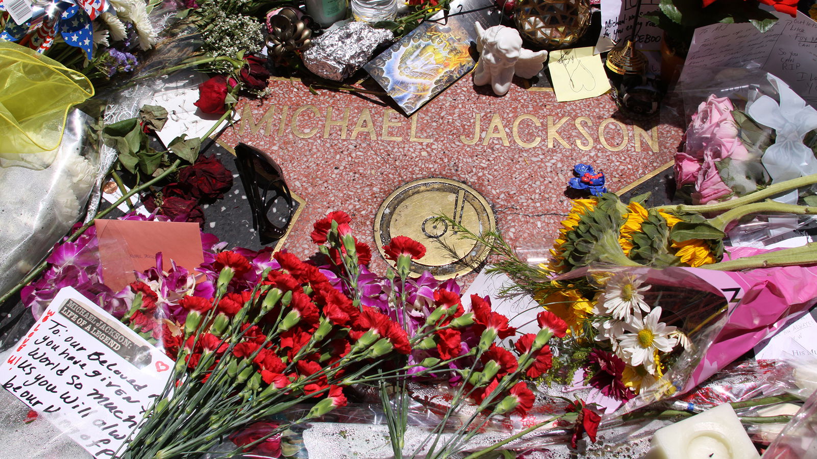 Der Michael Jackson Stern auf dem Hollywood Walk of Fame