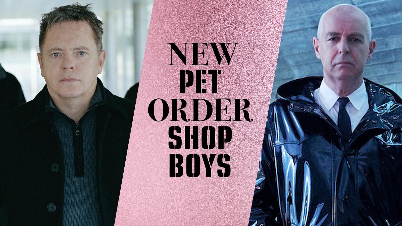 Bernard Sumner (New Order), Tourplakat & Neil Tennant (Pet Shop Boys)