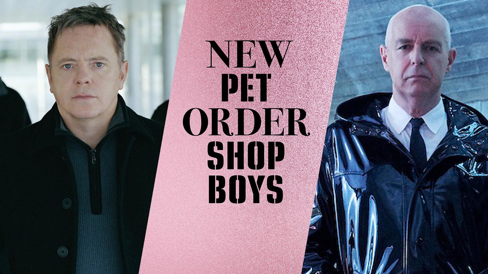 Bernard Sumner (New Order), Tourplakat & Neil Tennant (Pet Shop Boys)