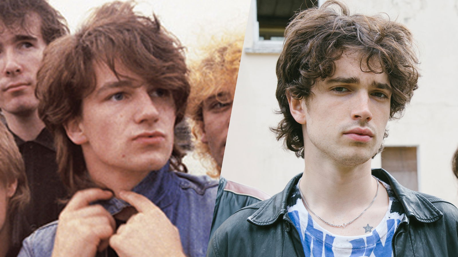 Bono und sein Sohn Elijah Hewson