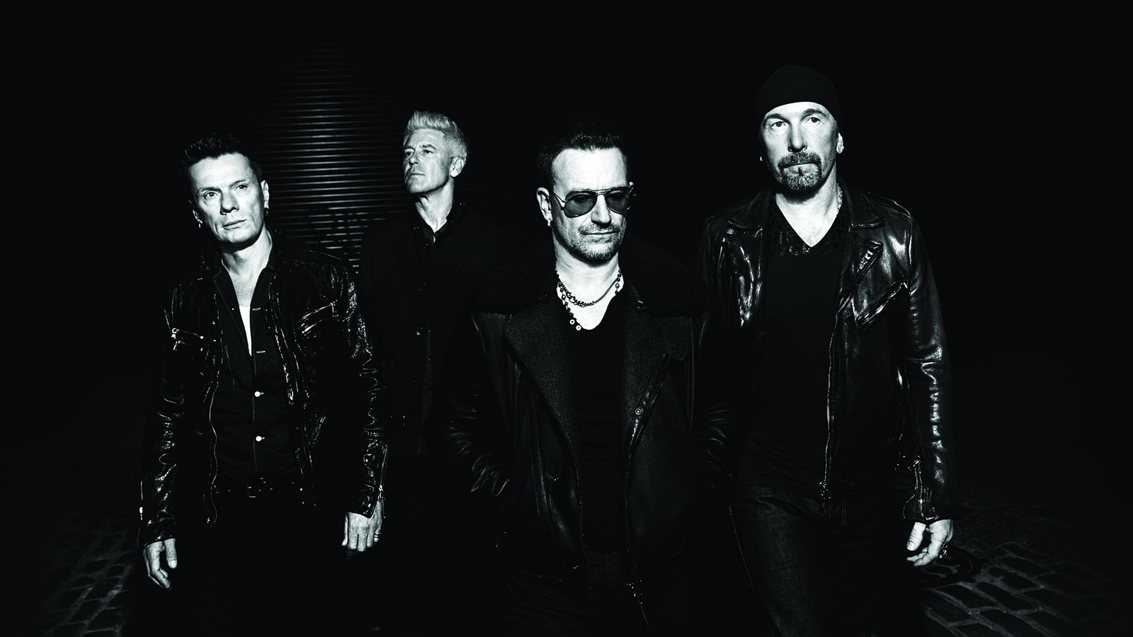 U2: Larry Mullen junior, Adam Clayton, Bono & The Edge