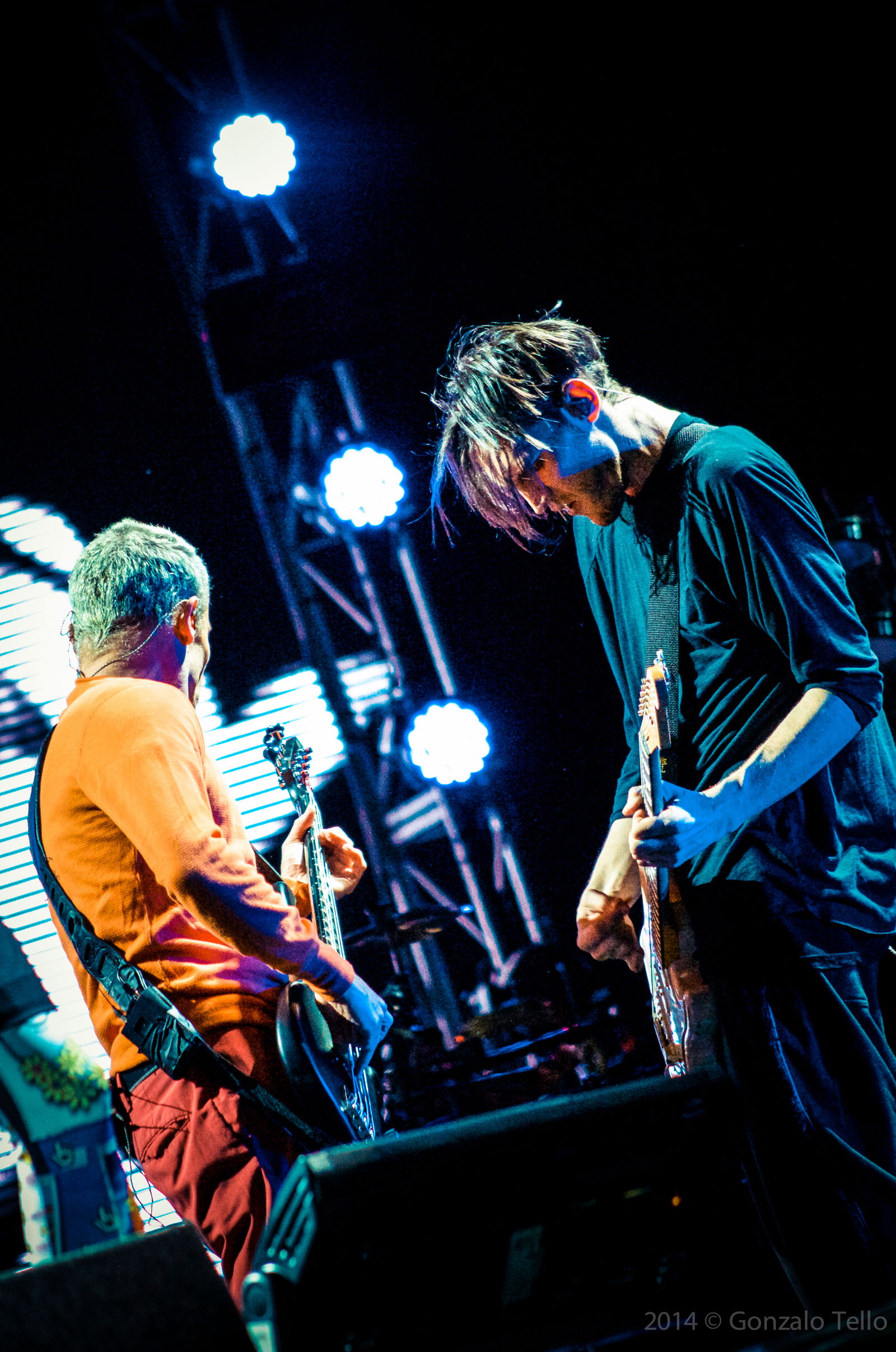 Flea & Josh Klinghoffer beim Lollapalooza Chile (2014)