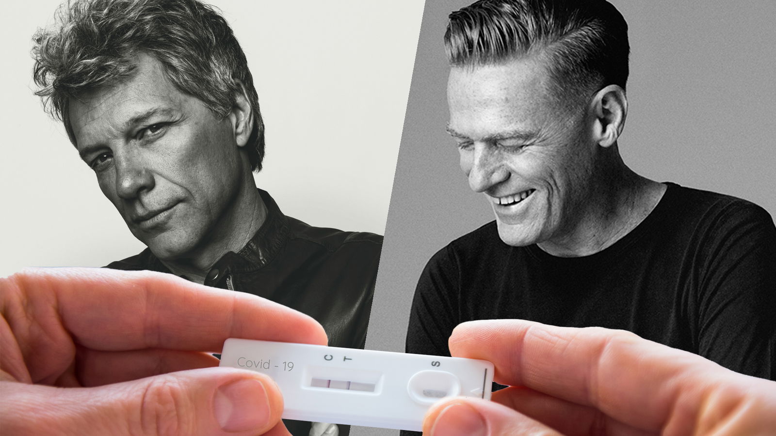 Jon Bon Jovi und Bryan Adams haben Corona