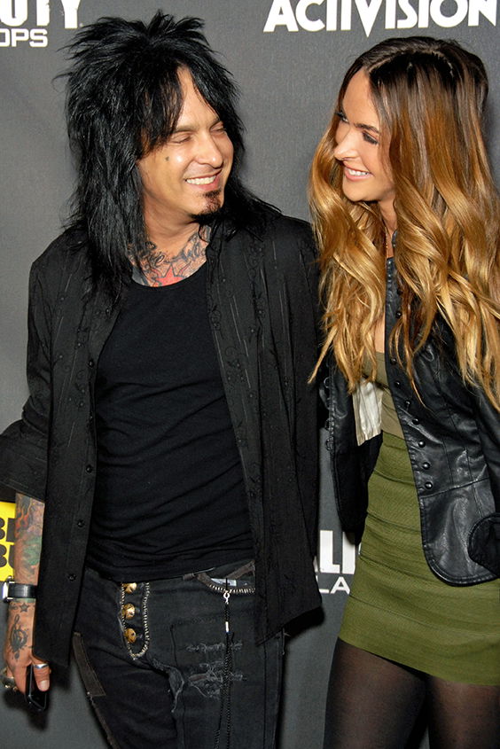 Nikki Sixx und seine Frau Courtney Bingham