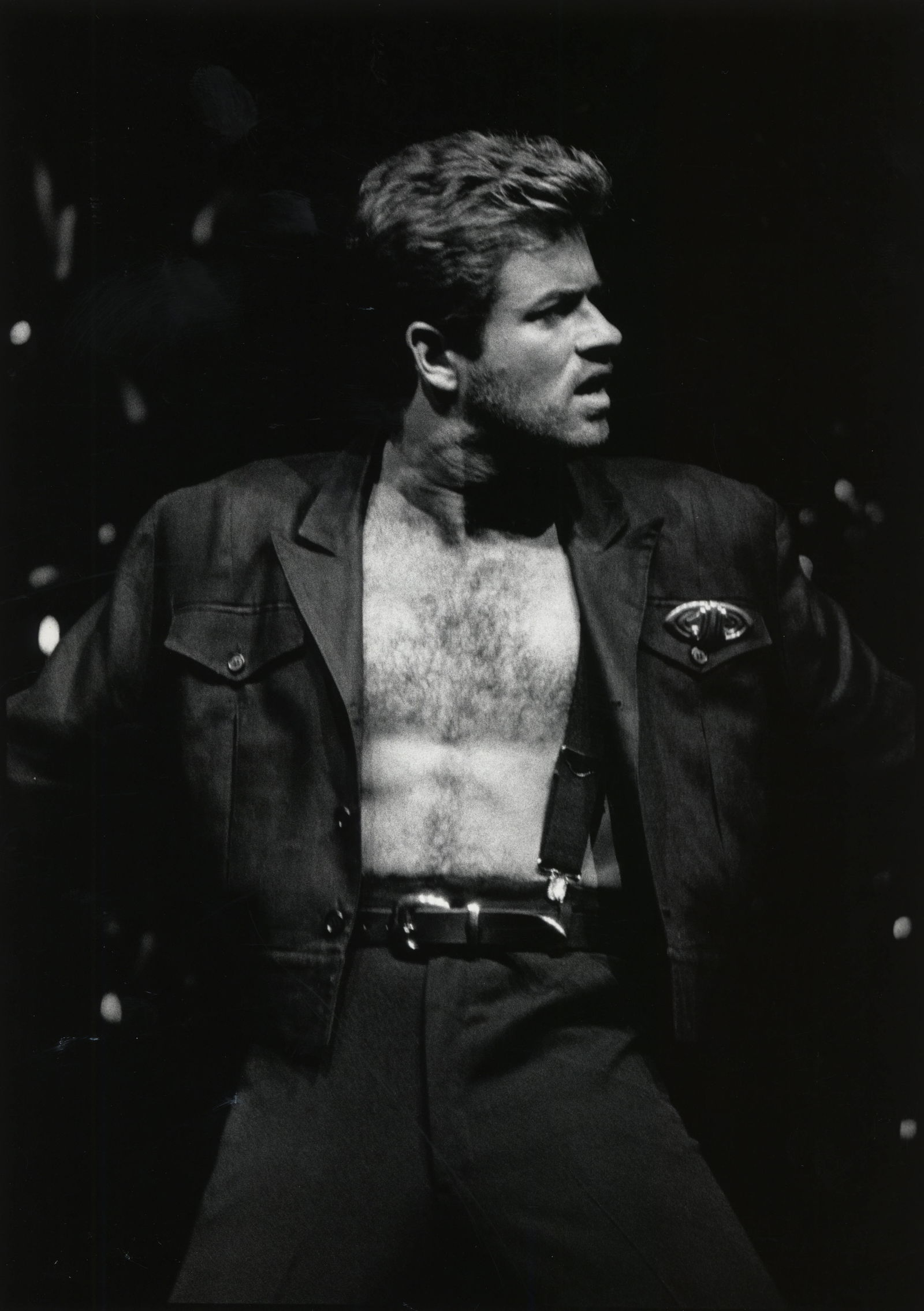 George Michael auf seiner Faith World Tour (1988)