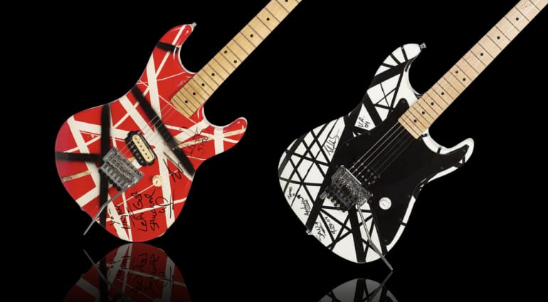 Zwei Gitarren von Eddie van Halen