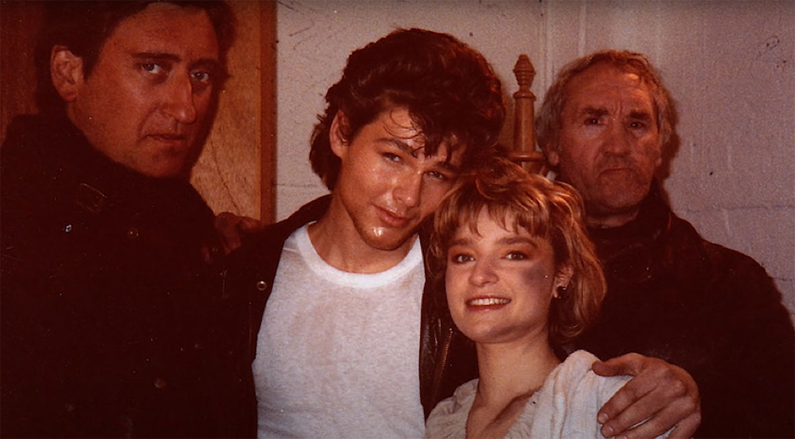 Morten Harket & Bunty Bailey beim Videodreh von "Take On Me"