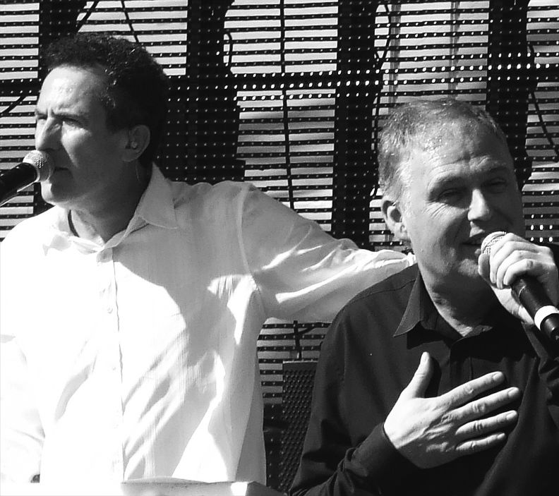 Co-founders Andy McCluskey (left) and Paul Humphreys (2011)