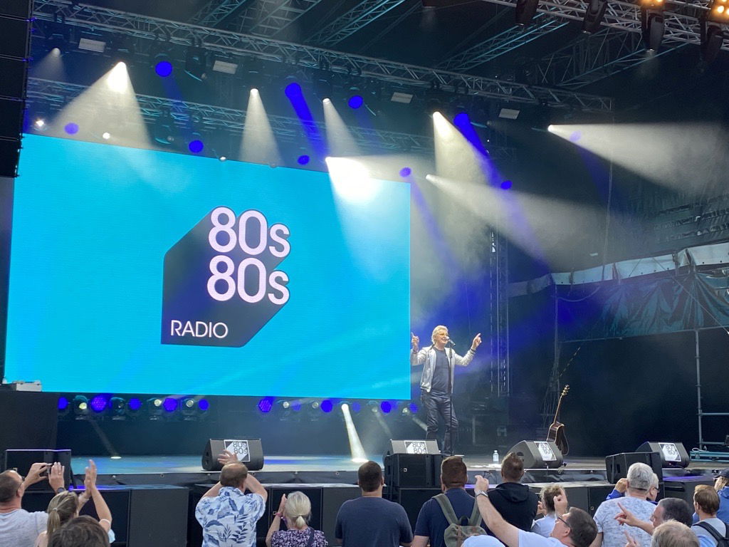 Markus live auf der 80s80s Bühne auf der Kieler Woche 2022