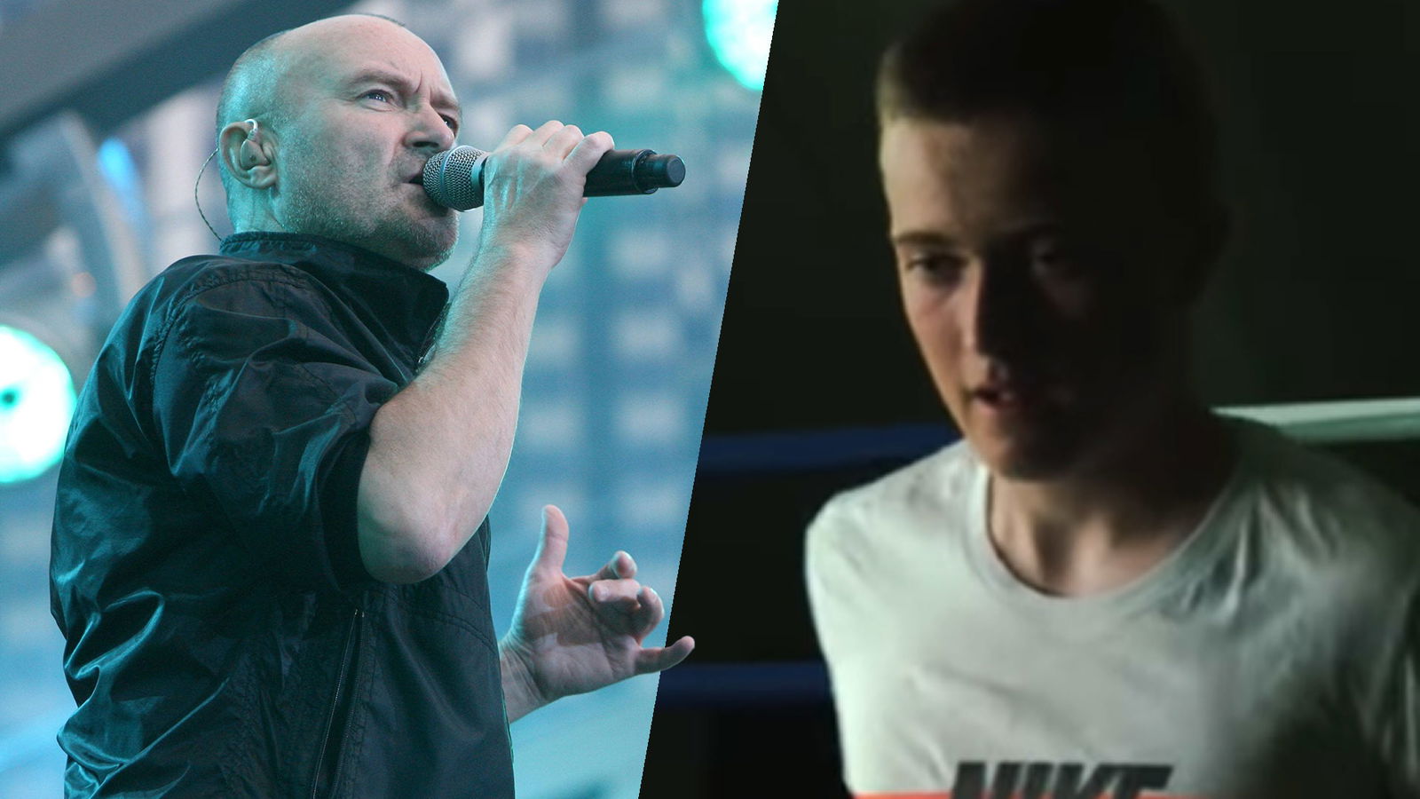 Phil Collins und sein Sohn Matthew Collins