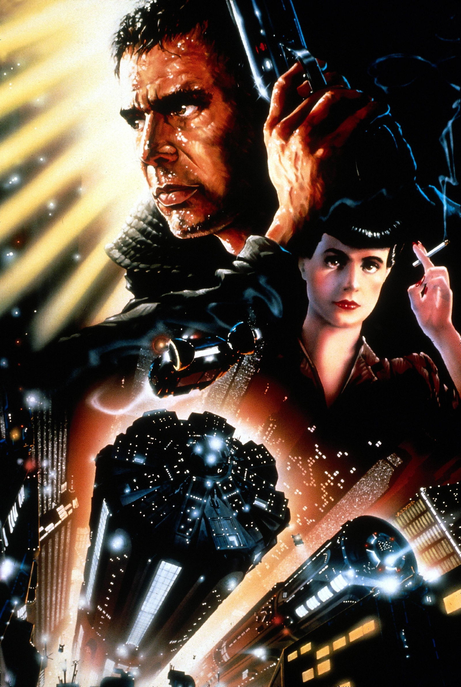Harrison Ford & Sean Young, Film Artwork: Blade Runner (1982)