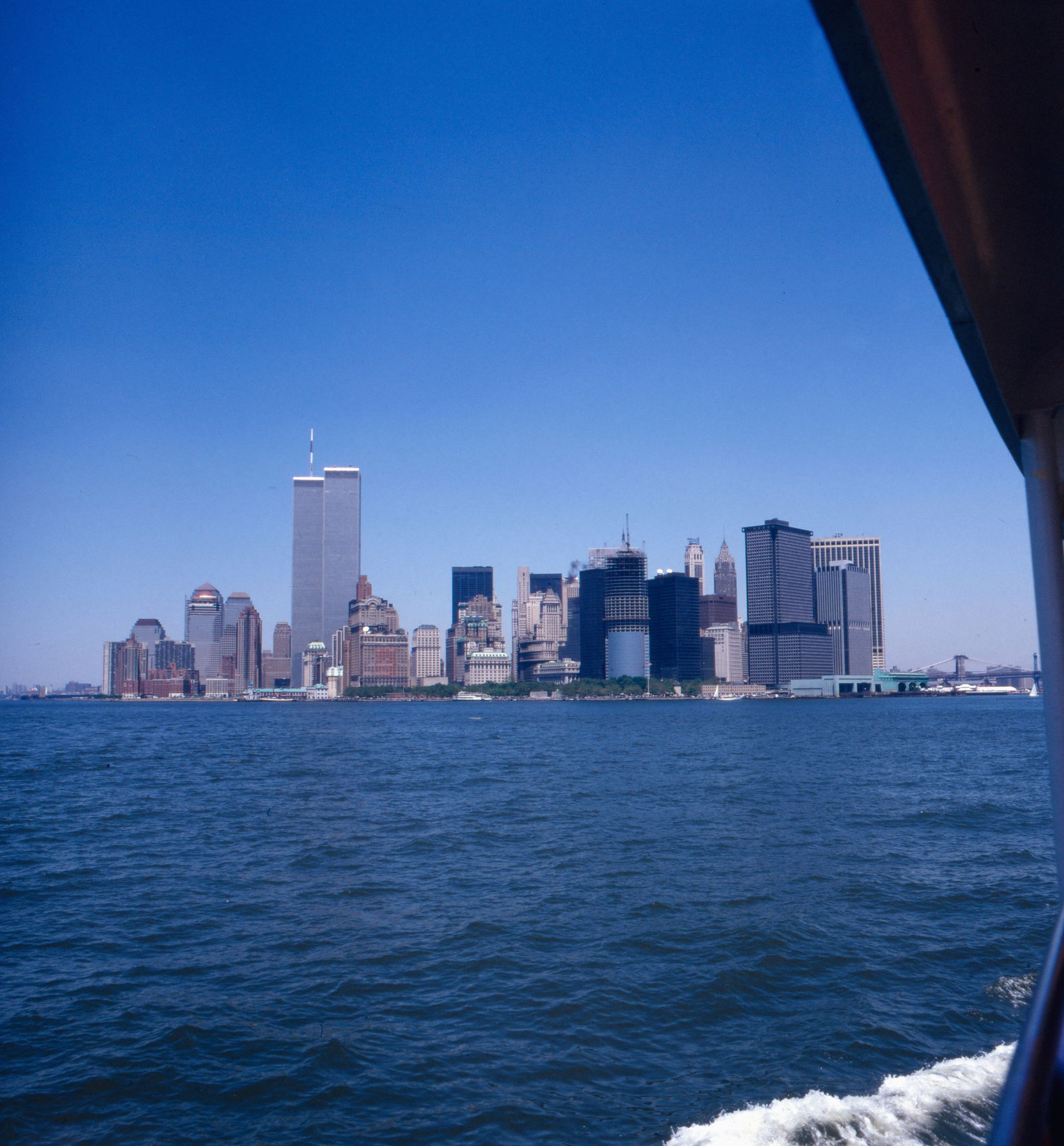 Die New Yorker Skyline im Jahr 1986