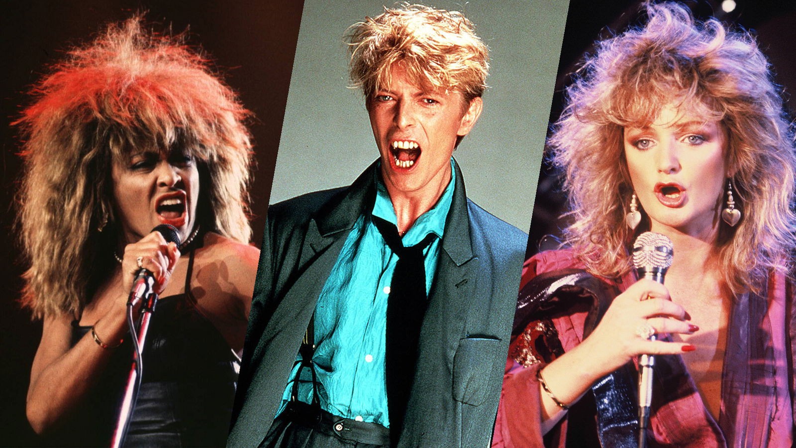 Tina Turner, David Bowie & Bonnie Tyler