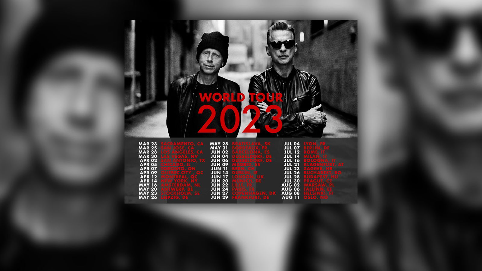 Depeche Mode Tourdaten 2023