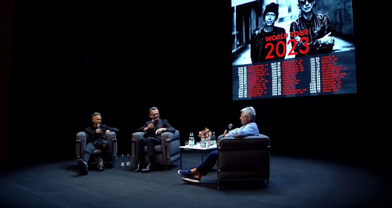 Depeche Mode Pressekonferenz am 4. Oktober 2022 in Berlin