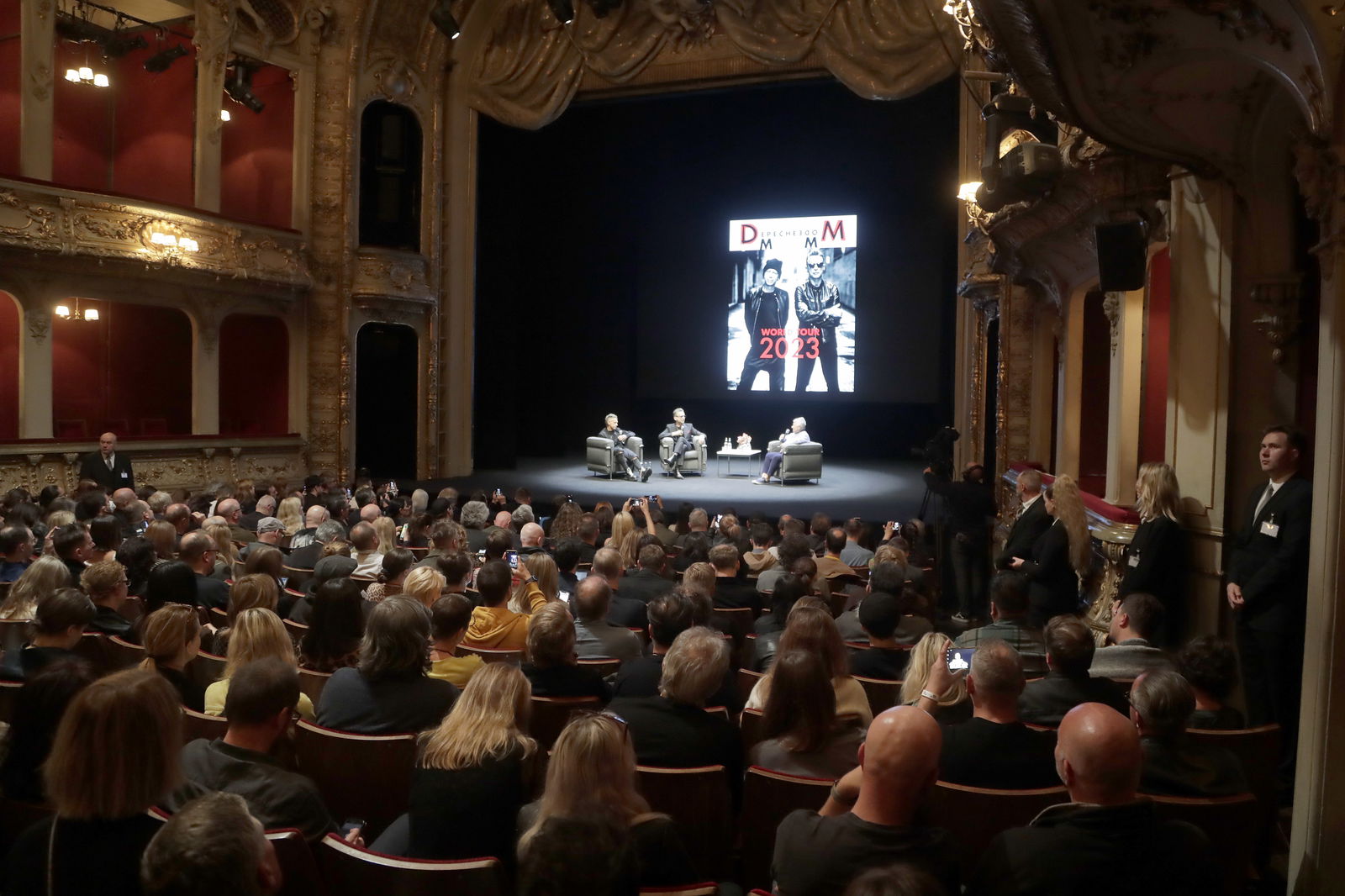 Depeche Mode Pressekonferenz am 4. Oktober 2022 in Berlin