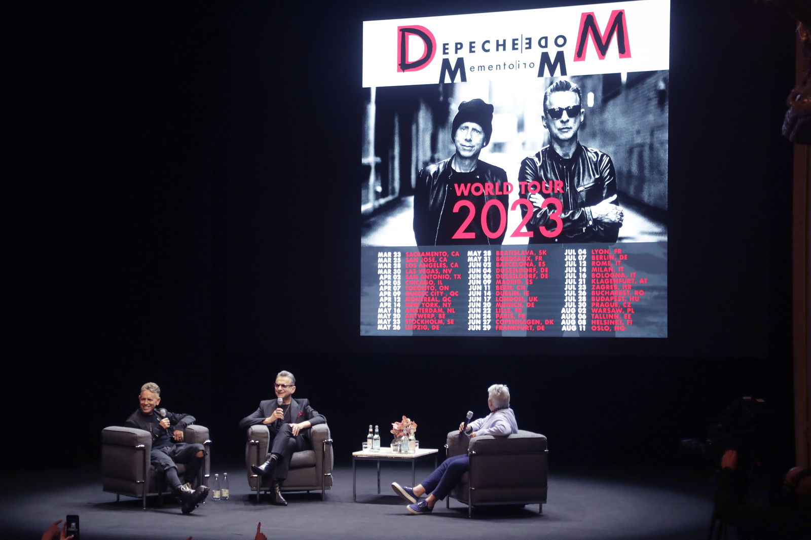 Depeche Mode Pressekonferenz am 4. Oktober 2022 in Berlin