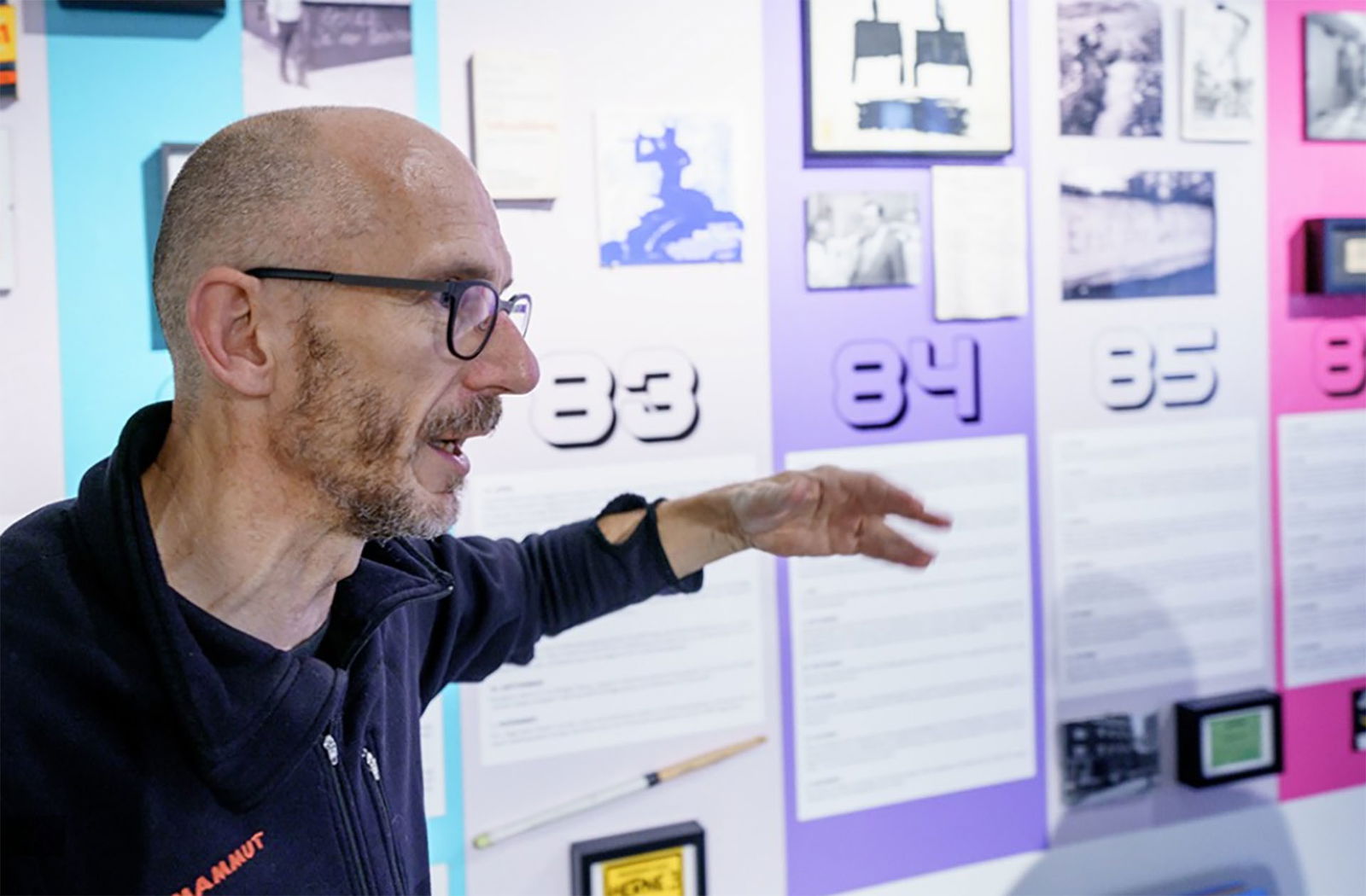 Ralf Piorr, Kurator der Ausstellung „Immer wieder aufstehen“