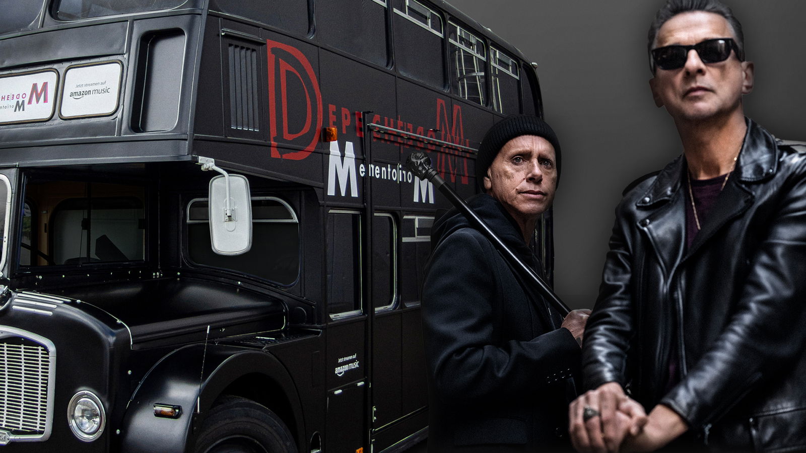 Depeche Mode mit dem "Memento Mori"-Pop Up Bus