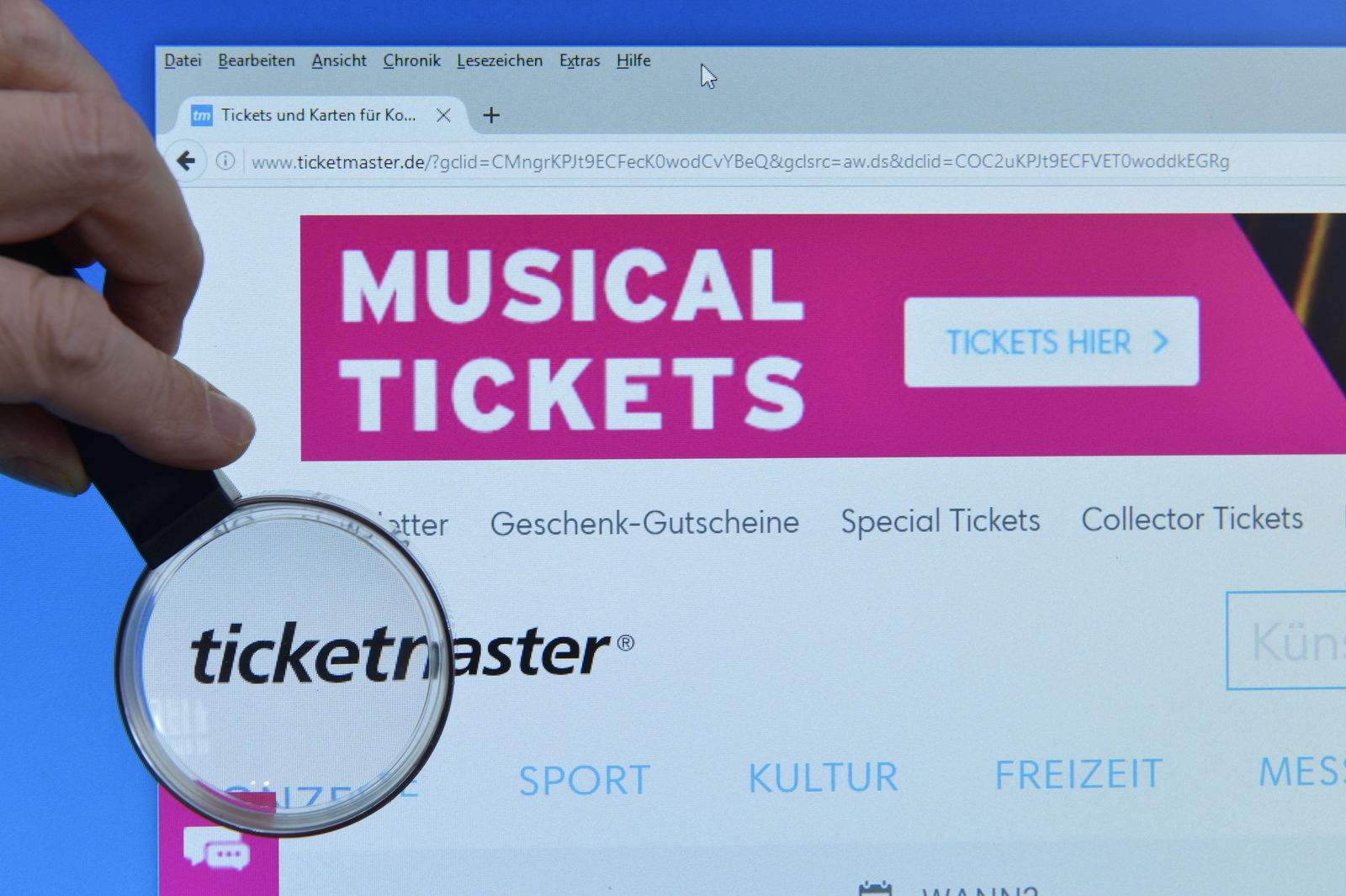 Website ticketmaster