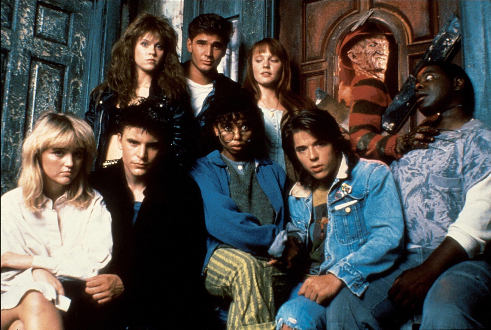 Tuesday Knight, Danny Hassel, Brooke Theiss, Andras Jones, Lisa Wilcox, Rodney Eastman, Robert Englund, Toy Newkirk & Ken Sagoes