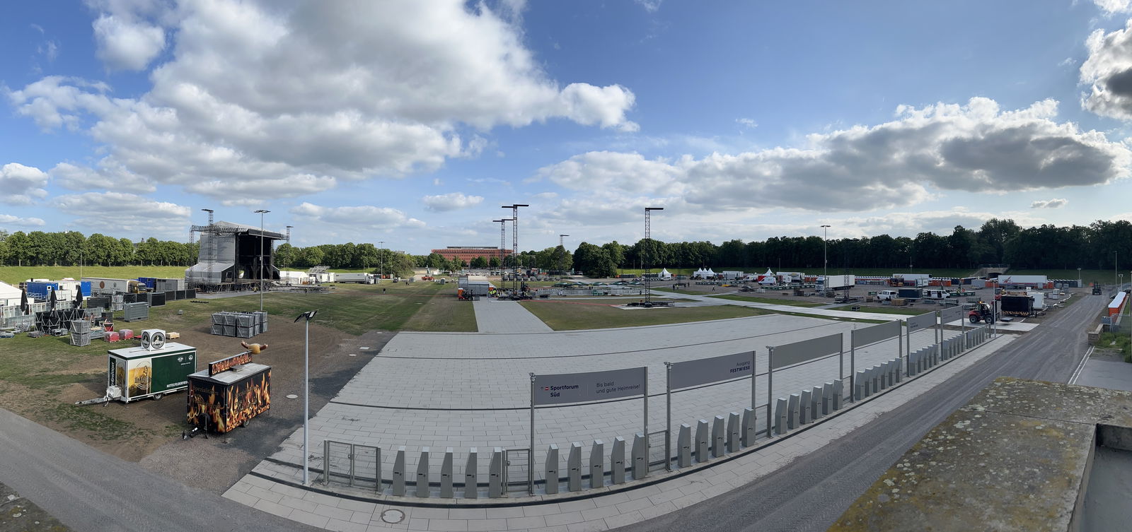 Die Festwiese Leipzig am 25. Mai 2023
