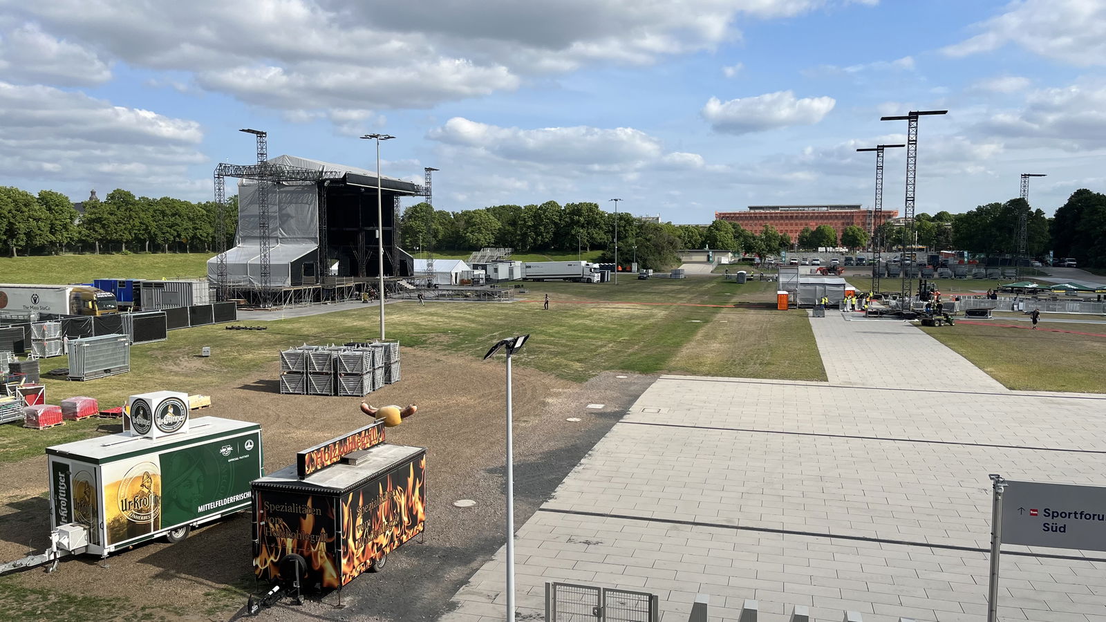 Die Festwiese Leipzig am 25. Mai 2023