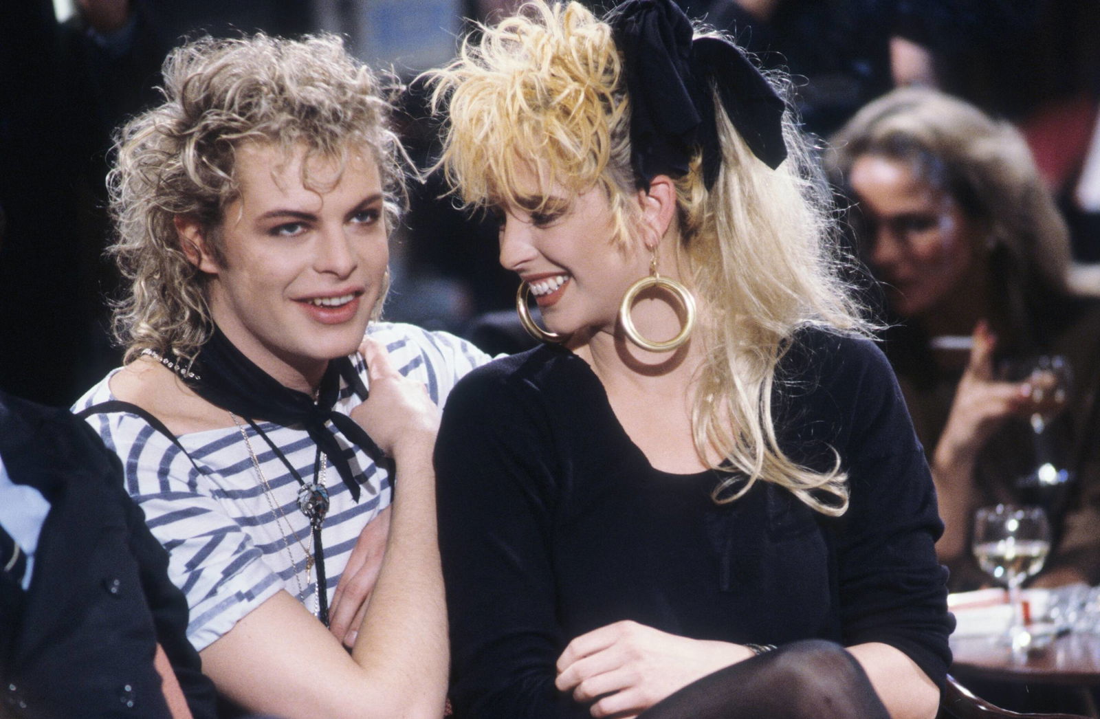 Nena mit Keyboarder Uwe Fahrenkrog-Petersen (1987)