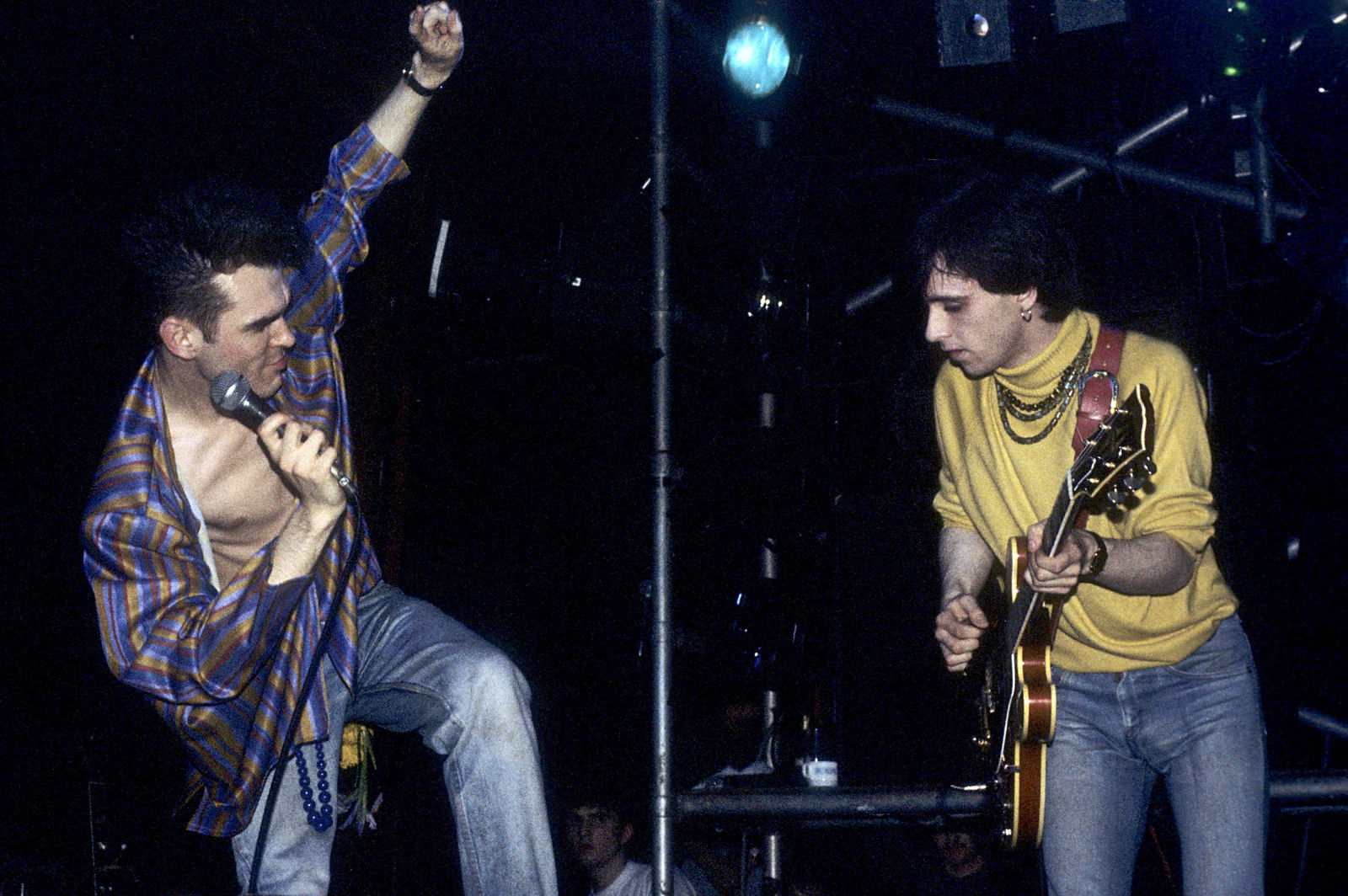 Morrissey und Johnny Marr von The Smiths (1984)