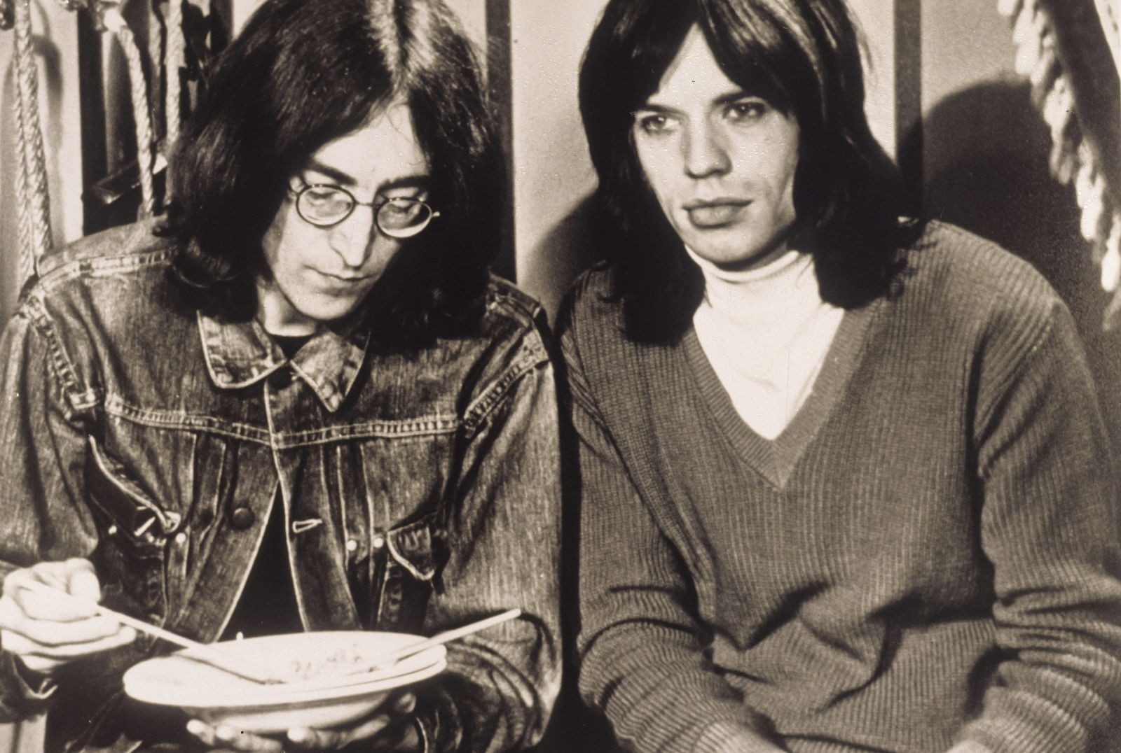 John Lennon & Mick Jagger