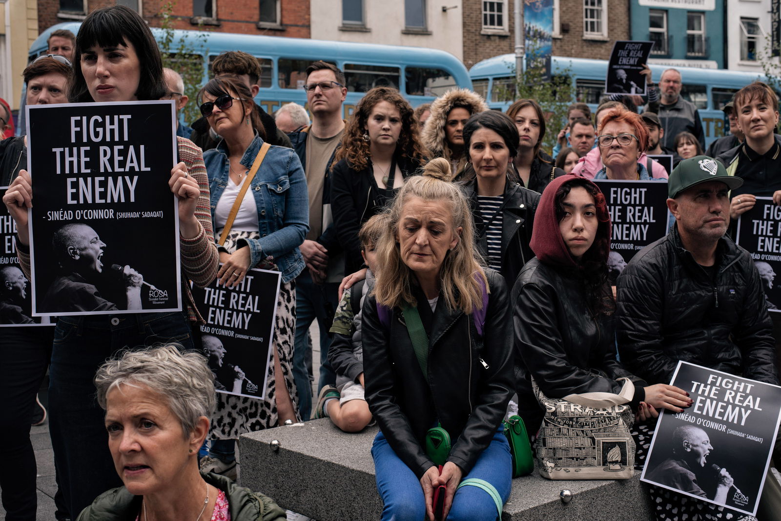 Tribute für Sinéad O’Connor am 30. Juli 2023 in Dublin
