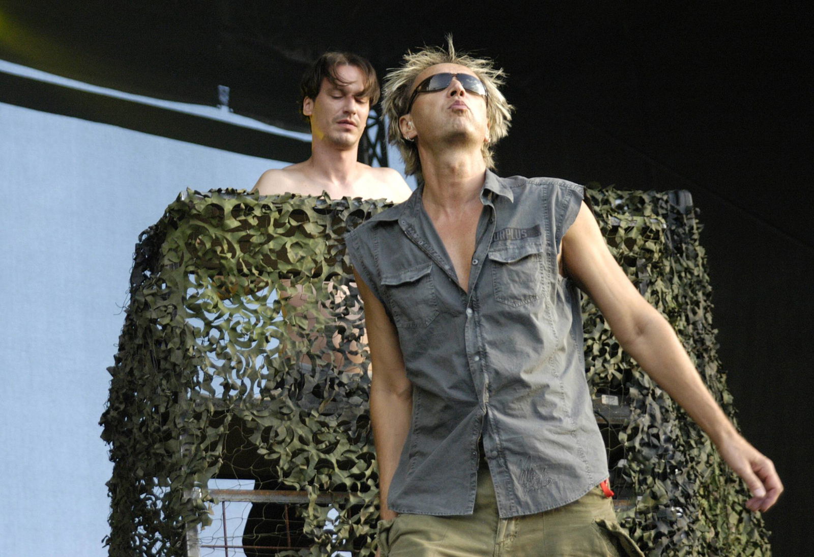 Rhys Fulber & Bill Leeb von Front Line Assembly live auf dem M'era Luna Festival 2006 in Hildesheim