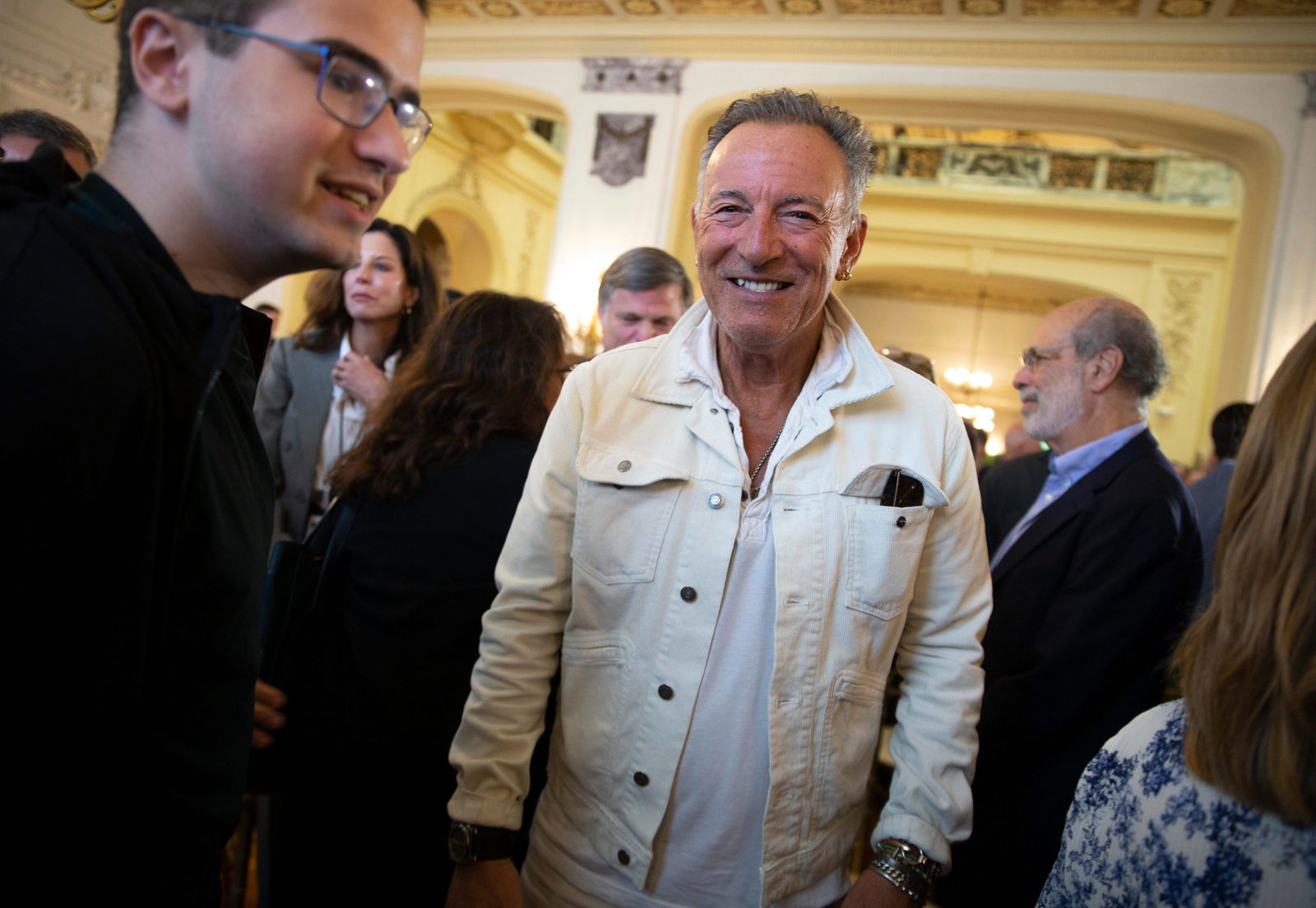 Bruce Springsteen am 18.10.23 bei der Monmouth University