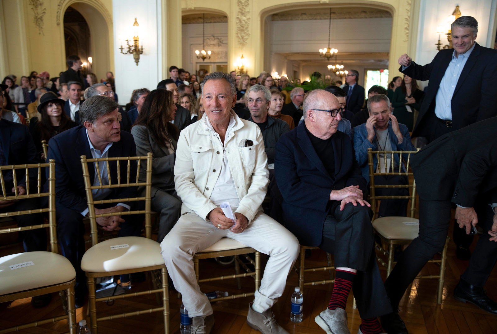 Bruce Springsteen am 18.10.23 bei der Monmouth University