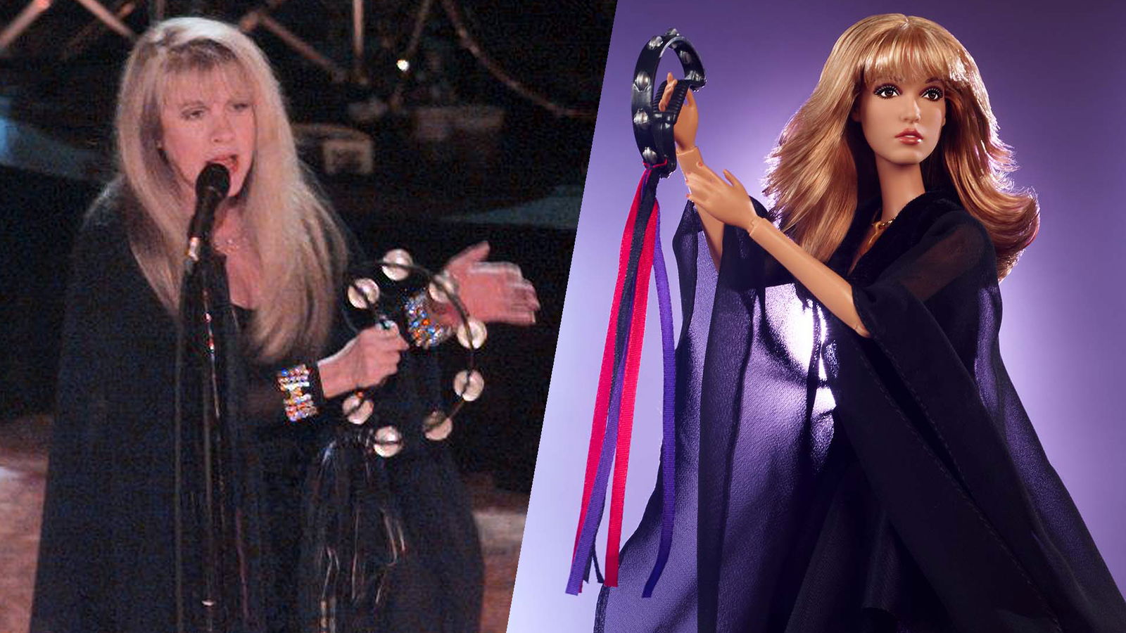 Stevie Nicks (1998) & die Stevie Nicks Barbie bei Mattel (2023)