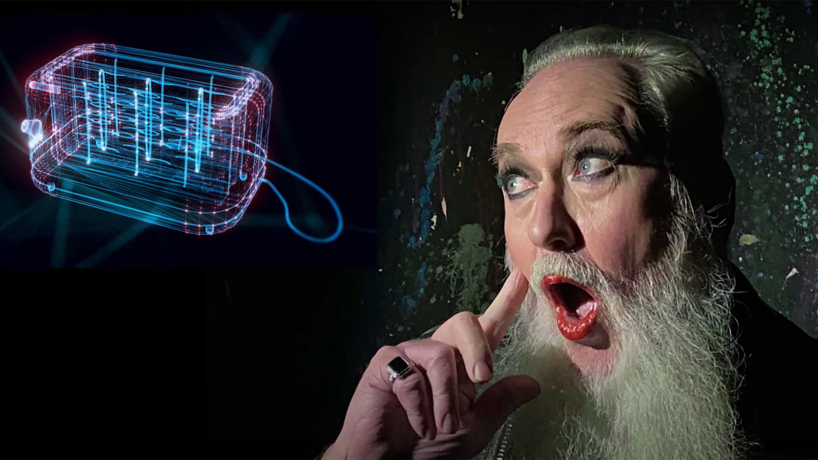 Joachim Witt im "Elekrosexuell"-Musikvideo (2023)