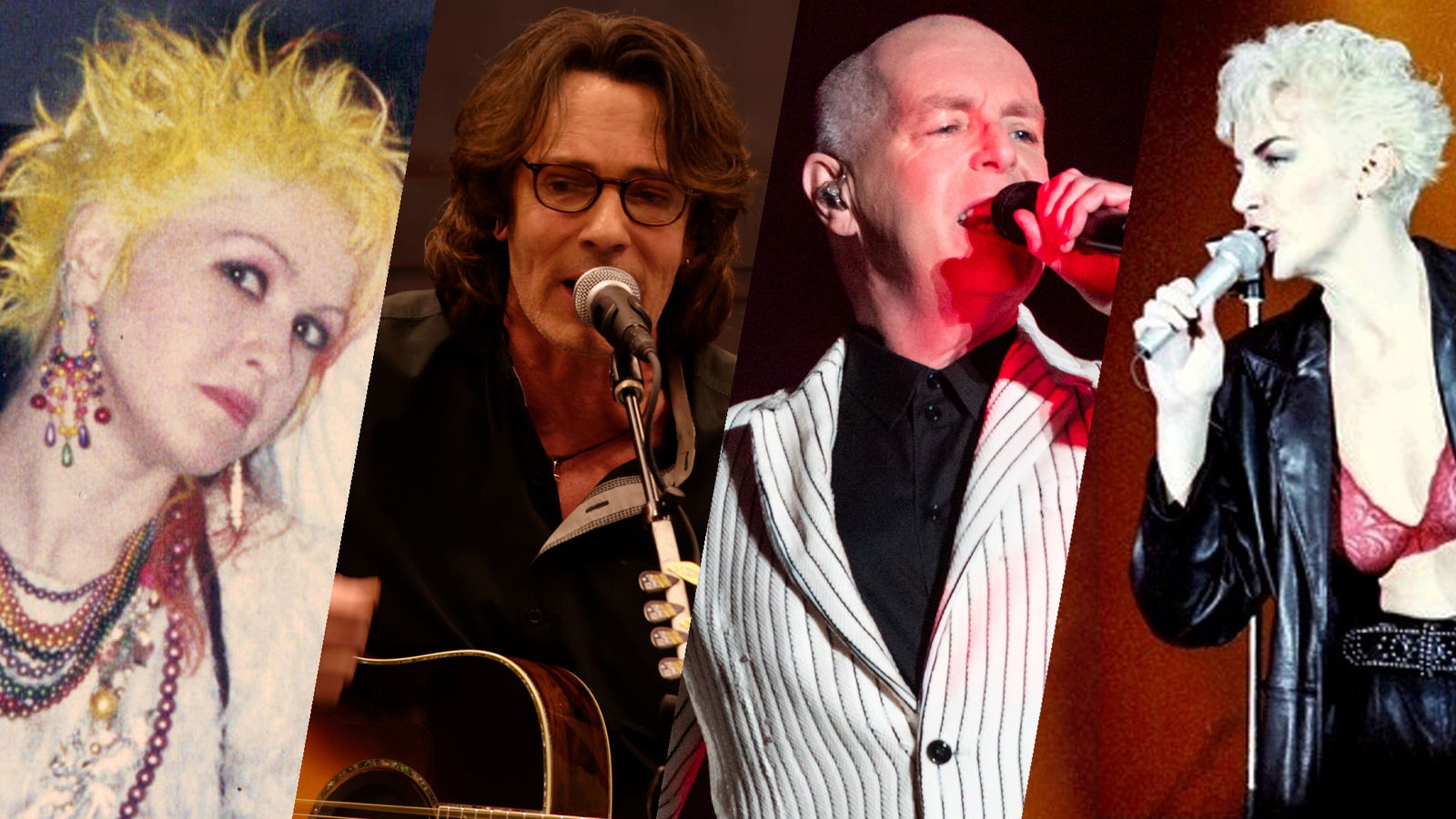 Cyndi Lauper, Rick Springfield, Neil Tennant & Annie Lennox