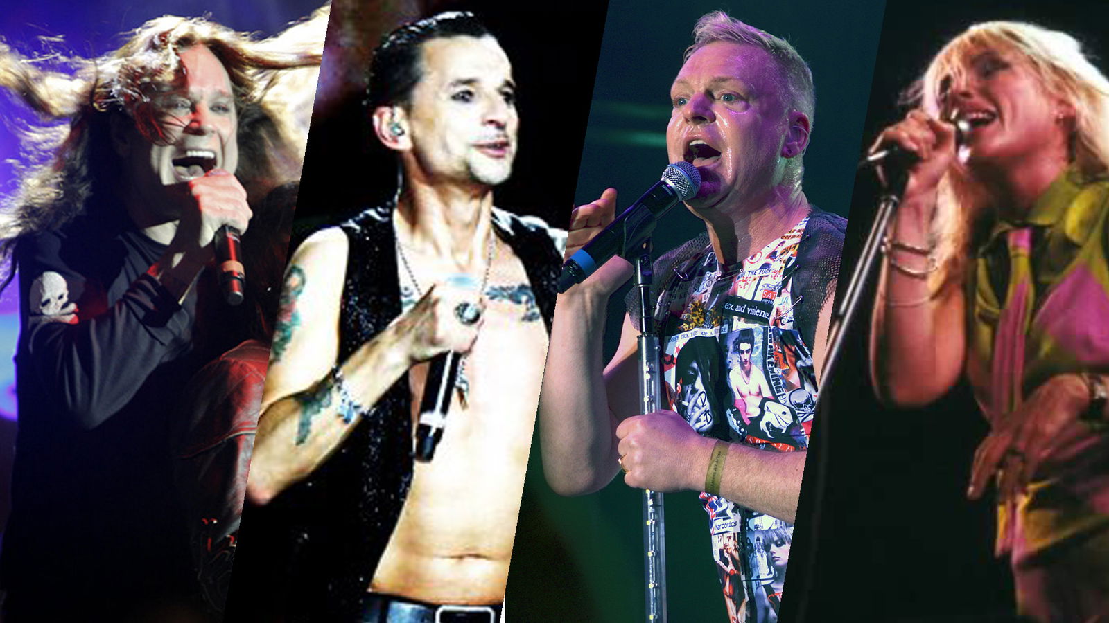 Ozzy Osbourne, Dave Gahan, Andy Bell & Debbie Harry