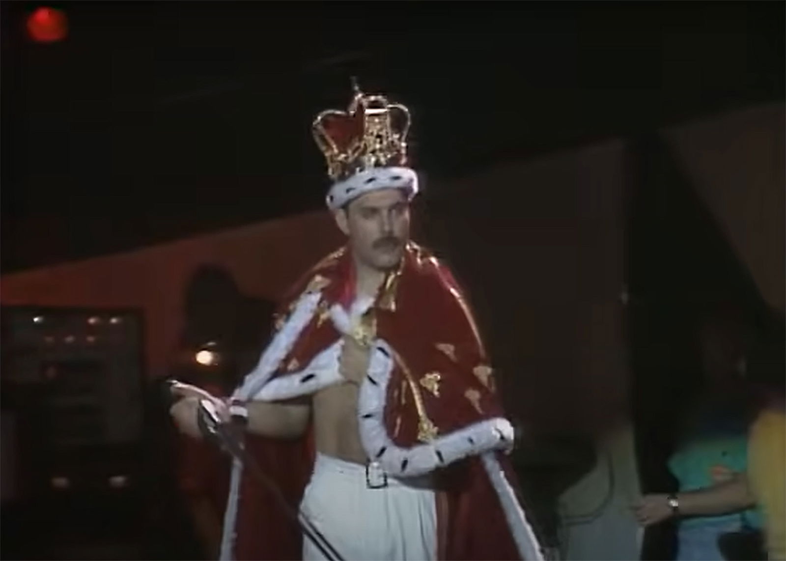 Freddie Mercury 1996 im Wembley Stadion