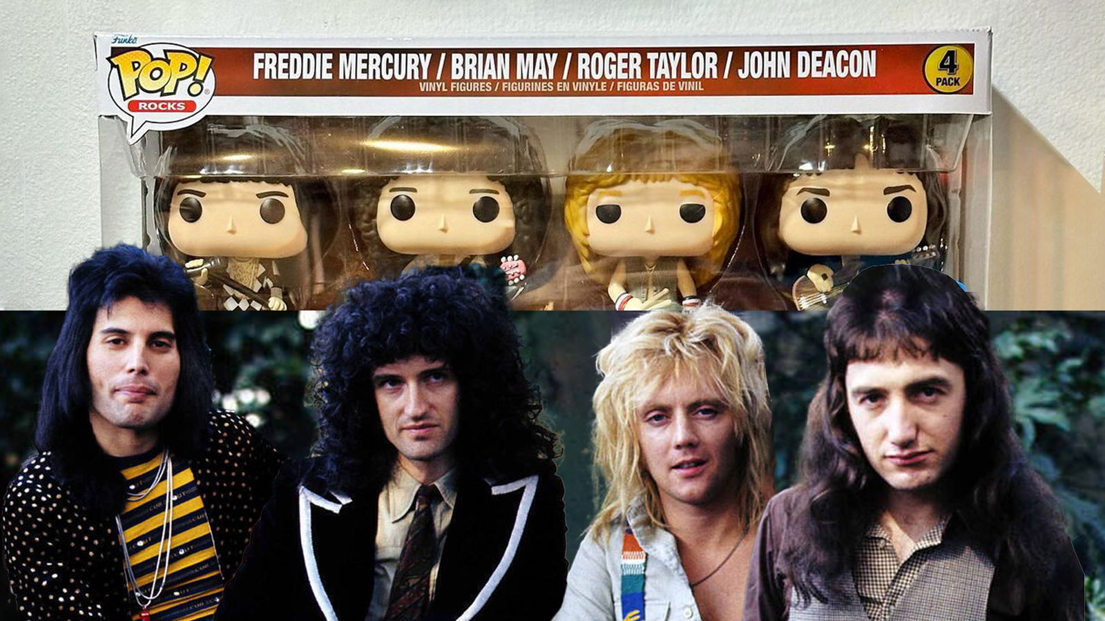 Queen Funko Pop Figuren & Queen im Jahr 1976
