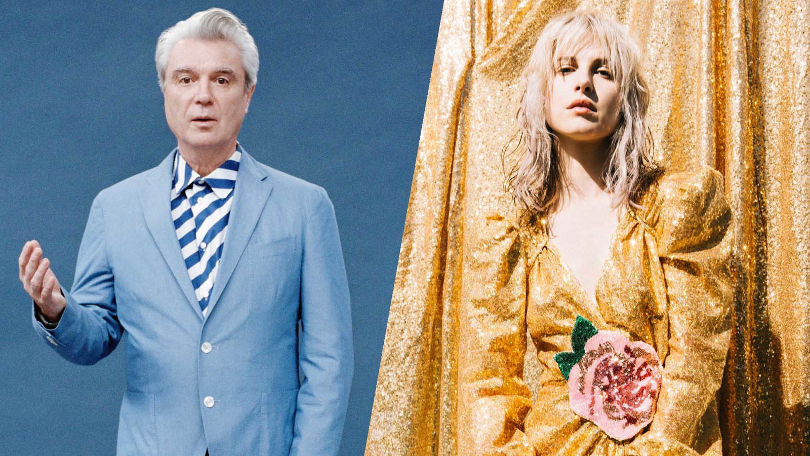 David Byrne (Talking Heads) & Hayley Williams (Paramore)