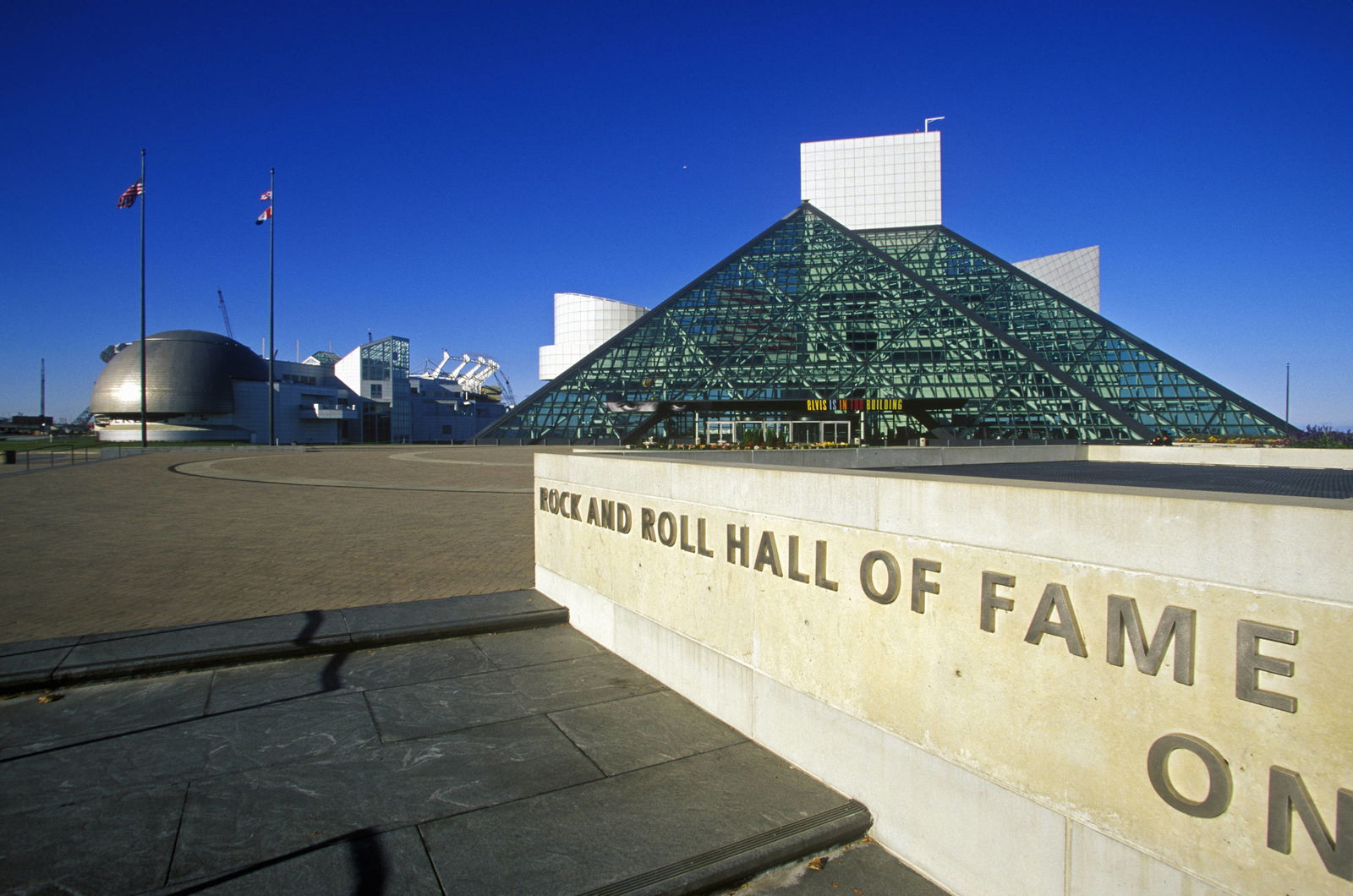 Rock and Roll Hall of Fame Museum in Cleveland, Ohio